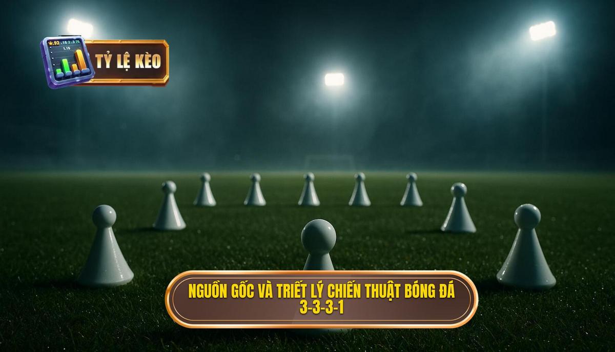 Chiến thuật bóng đá 3-3-3-1: Sơ đồ Tấn công Toàn diện và Yêu cầu Tuyệt đối về Cầu thủ 1 Nguồn gốc và Triết lý cốt lõi của Chiến thuật bóng đá 3-3-3-1