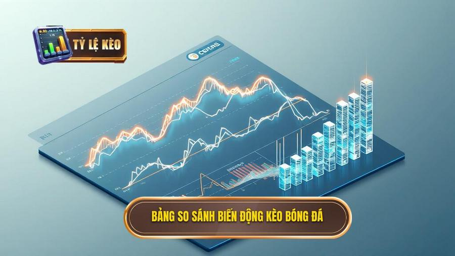 Bảng so sánh biến động kèo bóng đá