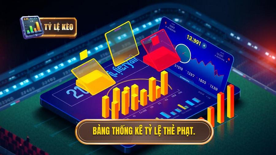 Bảng thống kê tỷ lệ thẻ phạt.